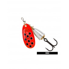 Cucchiaino Blue Fox VIBRAX Hot Pepper - RBS ( Red / Black / Silver)