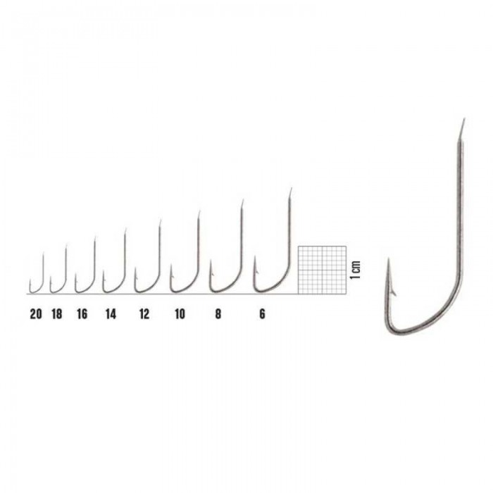 Hameçons Gamakatsu LS 1050N – Taille #16 – Lot De 25 Pièces – Tige Longue