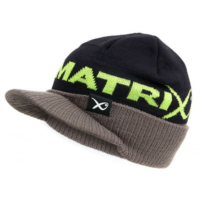 Matrix Peaked Beanie