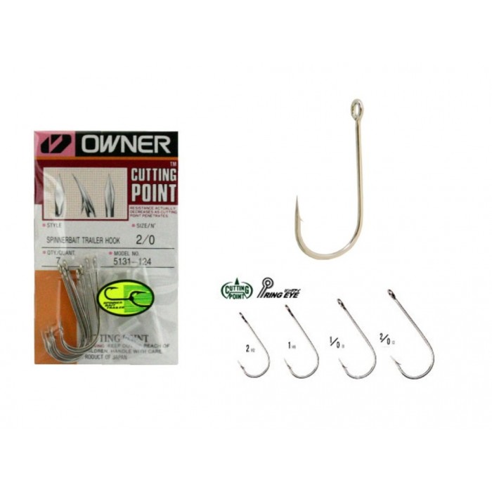 Owner SPINNERBAIT TRAILER HOOK (5131)
